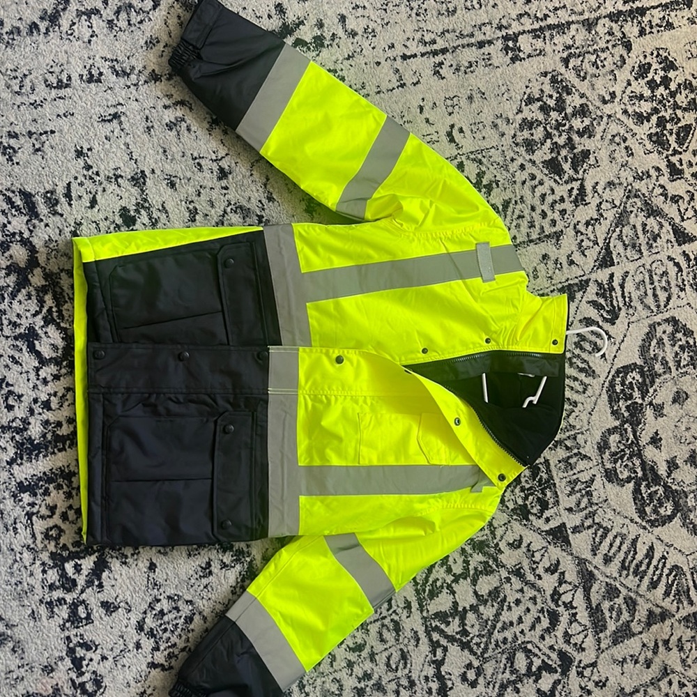Reflective Work Coat - Mens